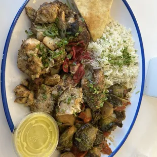 Chicken Souviaki Plate
