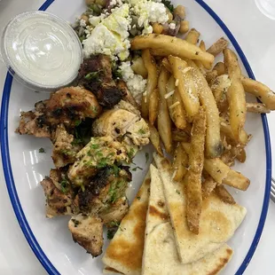 Chicken Souvla Plate