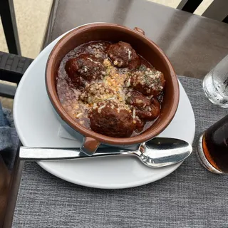 Oven Roasted Greek Meatballs