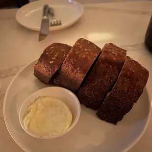 Sourdough and butter (nothing special)