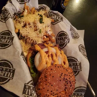 The Boss with truffle fries