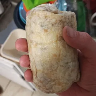 Saddest burrito ever.