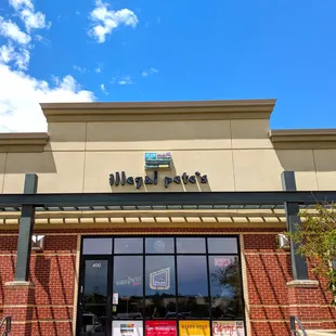 the front of the store