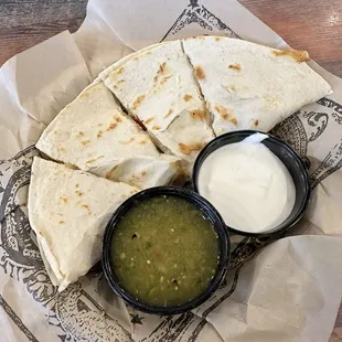 Children&apos;s chicken quesadilla