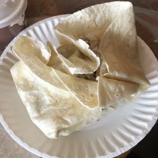 This is a burrito. I am available for wrapping lessons if Pete's needs me to come by for a few.