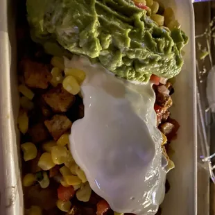 a plate of food