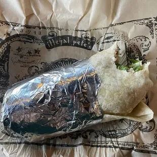 Grilled Chicken Burrito