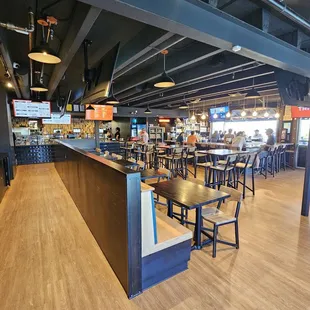 Inside view, patio to right