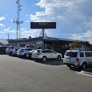 Outside view with large east facing patio