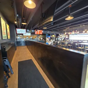 interior, sushi and sashimi