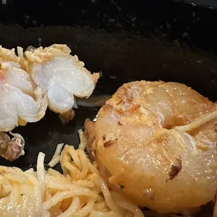 Black tiger or farm raised. They are translucent! And NOT Gulf Shrimp. Im in the food business and know enough that these are not Gulf!