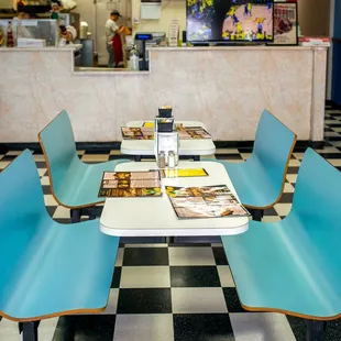 interior, sushi and sashimi