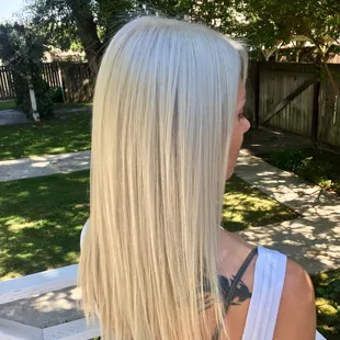 Icy blonde