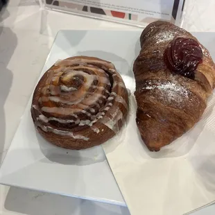 Raspberry Filled Croissant