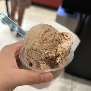 Nutella coffee crunch gelato - yummm