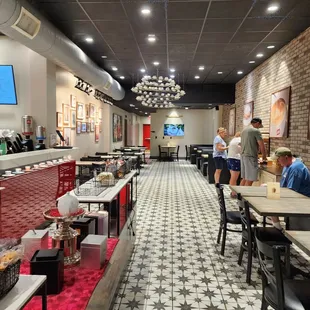 Interior seating space