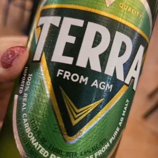 Terra Korean beer