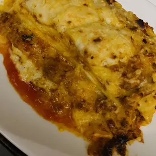 Sunday special lasagna. Tasty.
