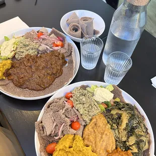 Eritrean Vegan Combo Plate