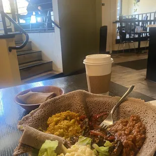 Eritrean Vegan Lunch Combo