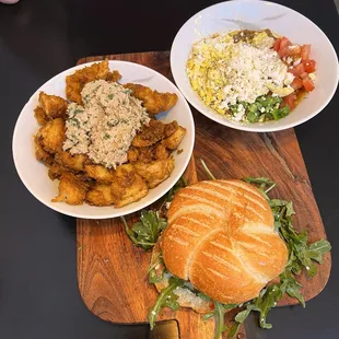 Chicken Tibs Sandwich