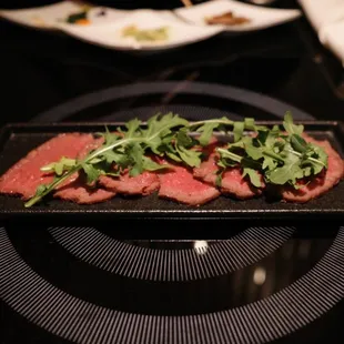 Slow cooked beef tongue, ham style (served cold)