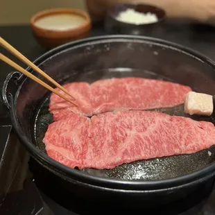 Sukiyaki beef side order