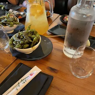 Sangria and Steamed Edamame