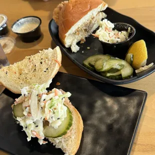 Karaage chicken sandwich