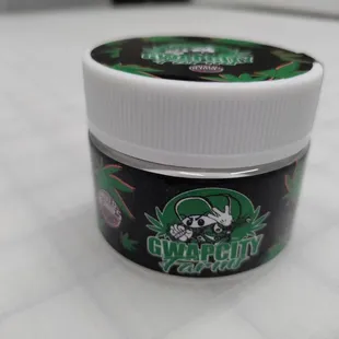 Label for jar packaging.