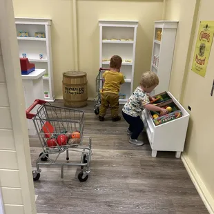 Fun at the grocery store