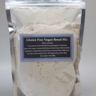 Gluten free vegan allergy free bread mix