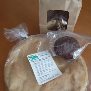 The treats range from pizza crust to cookies!  They are all yummy!