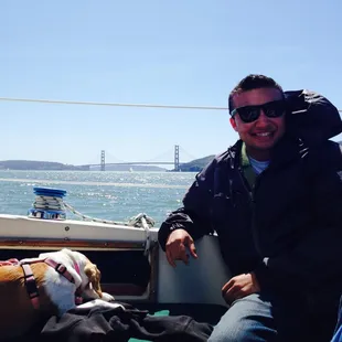 bay bridge in the background