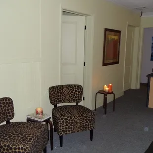 Lobby, relax and get ready for your treatment.