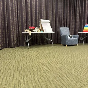 Baby story time set up