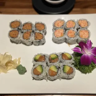 Special Maki Combo - any 3 rolls. This place is great! Also, try the garlic edamame.