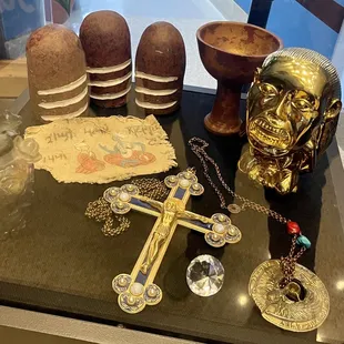 If you know Indiana Jones movies you know what some of these items are!