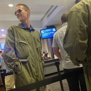 Fans dressed up for Top Gun Maverick