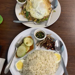 Nasi Lemak and Nasi Goreng