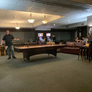 Inside the game room