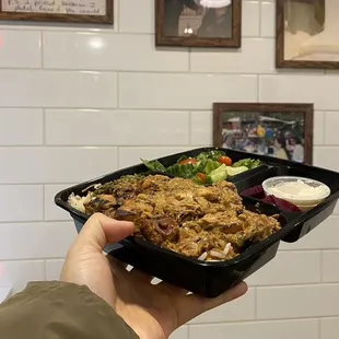 Yogurt Chicken Burrito