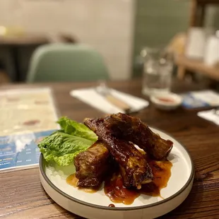 Honey ribs with ginger