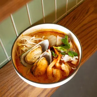 Sukothai Seafood Noodle Creamy Soup
