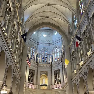 Soaring Moorish interior of the Jesuit Church