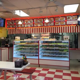 Inside after entering