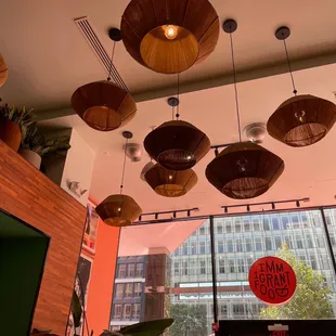 Inside the restaurant