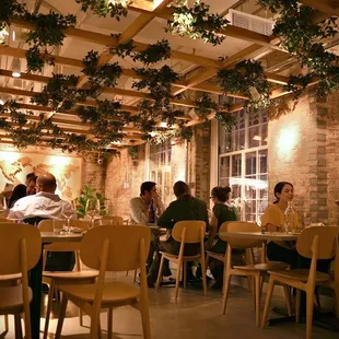 Intimate atmosphere.