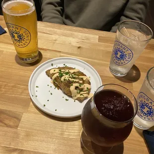 Chicken paprikash Perogie