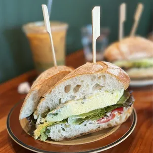 Breakfast sando